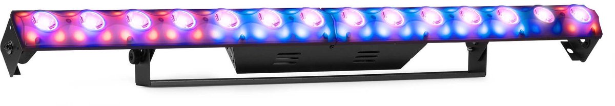 BeamZ LCB14C Hybride LED bar - Met 14x RGBW en 56x SMD RGB LED’s - Pixel Control