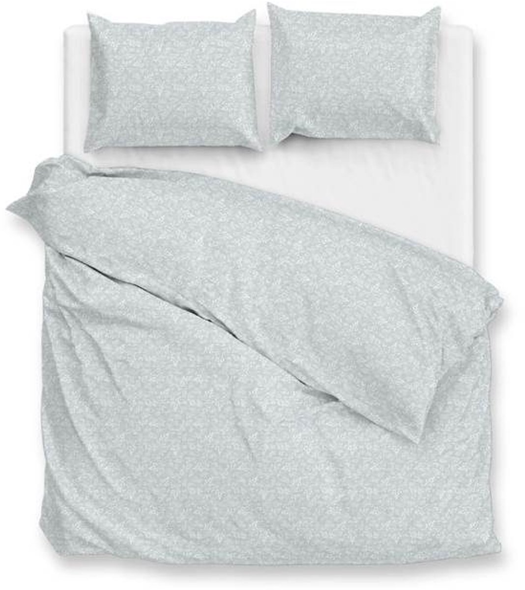 Zohome Petali di Lino Dekbedovertrek - Lits-jumeaux - 240x200/220 cm - Mint