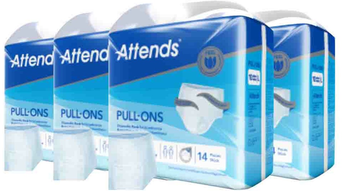 ATTENDS Pull-Ons 10 Large - 4 pakken van 14 stuks