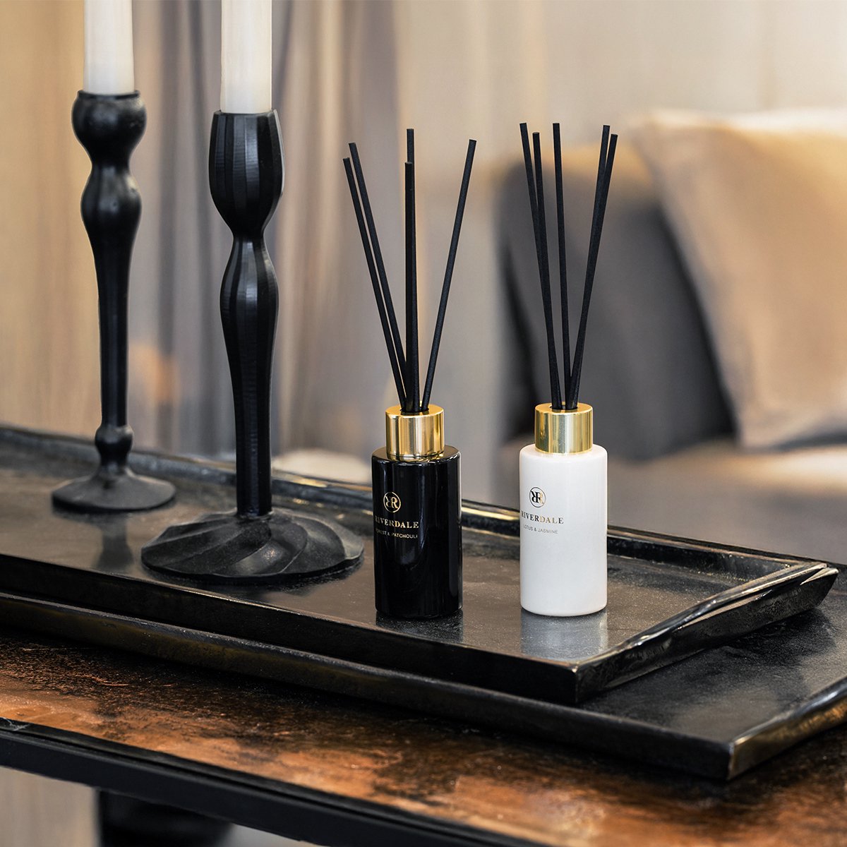 Geurstokjes Boutique - Forest & Patchouli zwart - 50 ml | van Riverdale — cadeau in Wonen & Interieur - foto 4