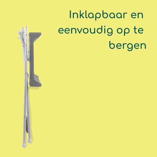 RFWR® Compacte 2-in-1 Baby Bad & Verschoontafel voor 0-12 Maanden - Inklapbaar en Praktisch Met Opbergvakken — afbeelding 4