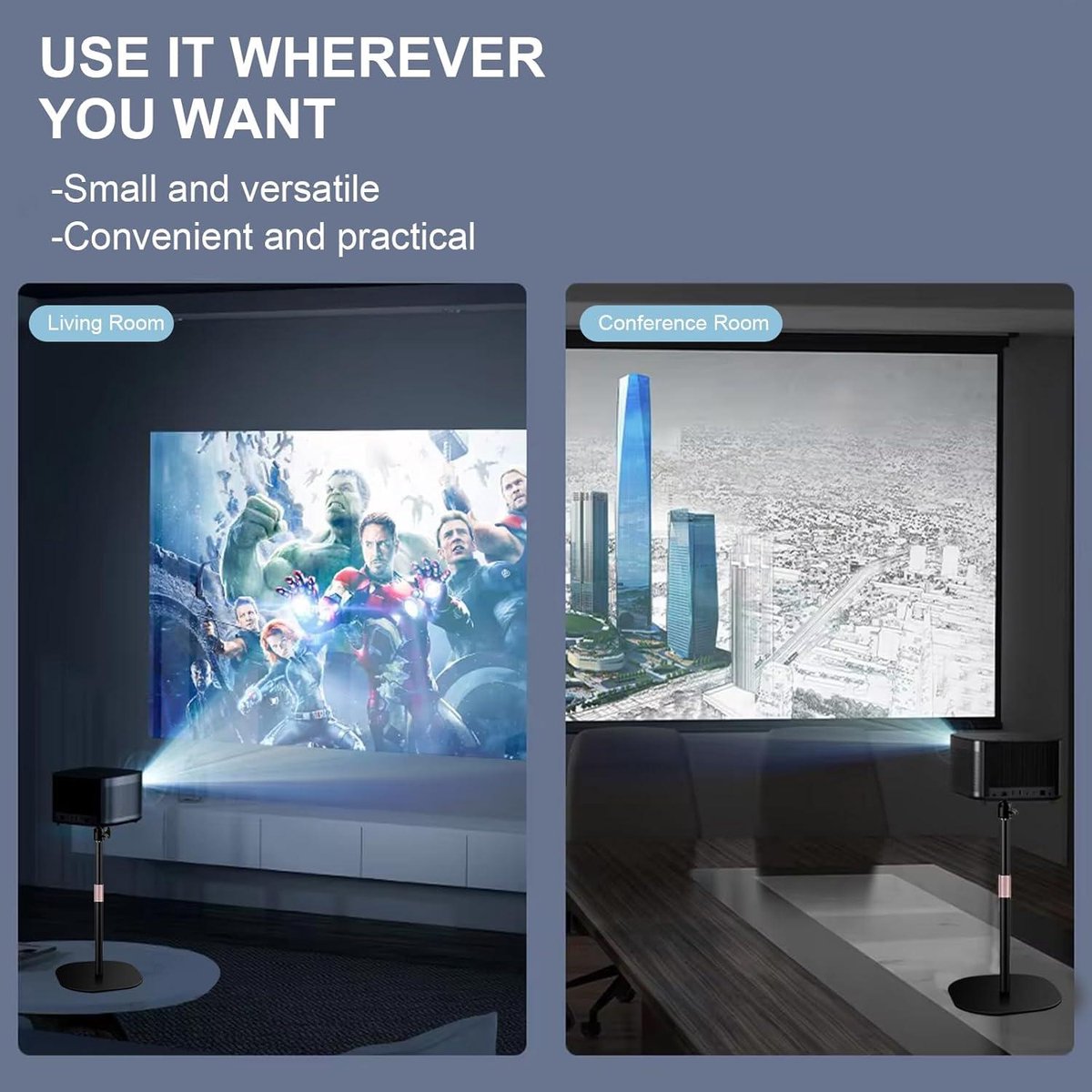 Edge blending beamer - Een complete muur of 360 graden projecteren