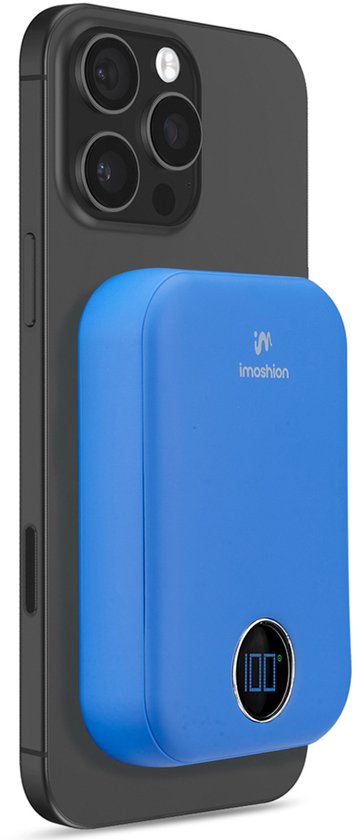 imoshion Draadloze Powerbank 10000 mAh Blauw 22.5W - imoshion - €27,59