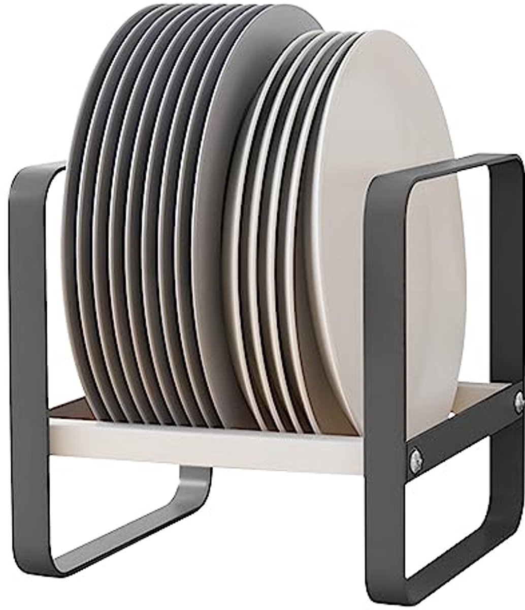 Plate Holder Organizer Rack - Ruimtebesparende Platenhouder voor Keuken en Kast