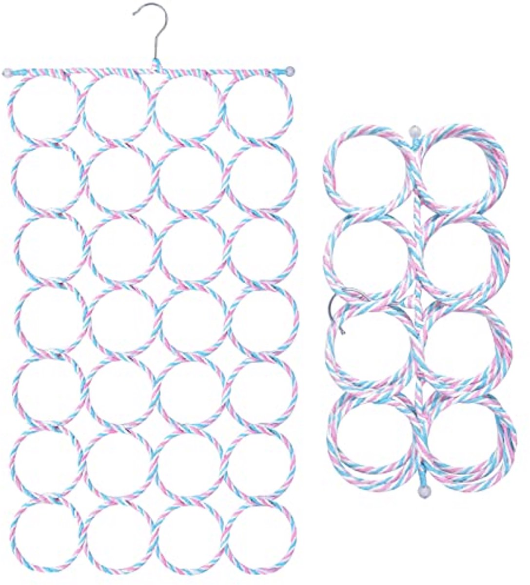 Ruimtebesparende Sjaalhanger met Multifunctionele Organizer