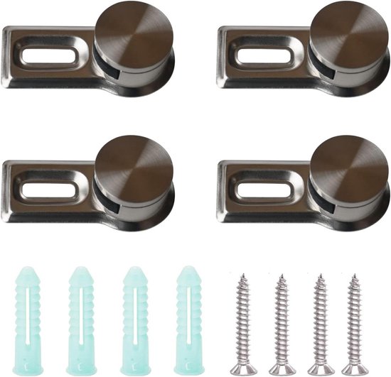 PROFI-WERKZEUGE 2 steunen & 2 klemhouders voor aanhangers, trailers, caravans