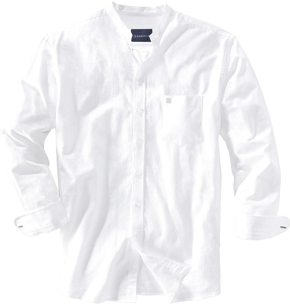 Babista herren Overhemd - 39/40 - wit - Plus Size