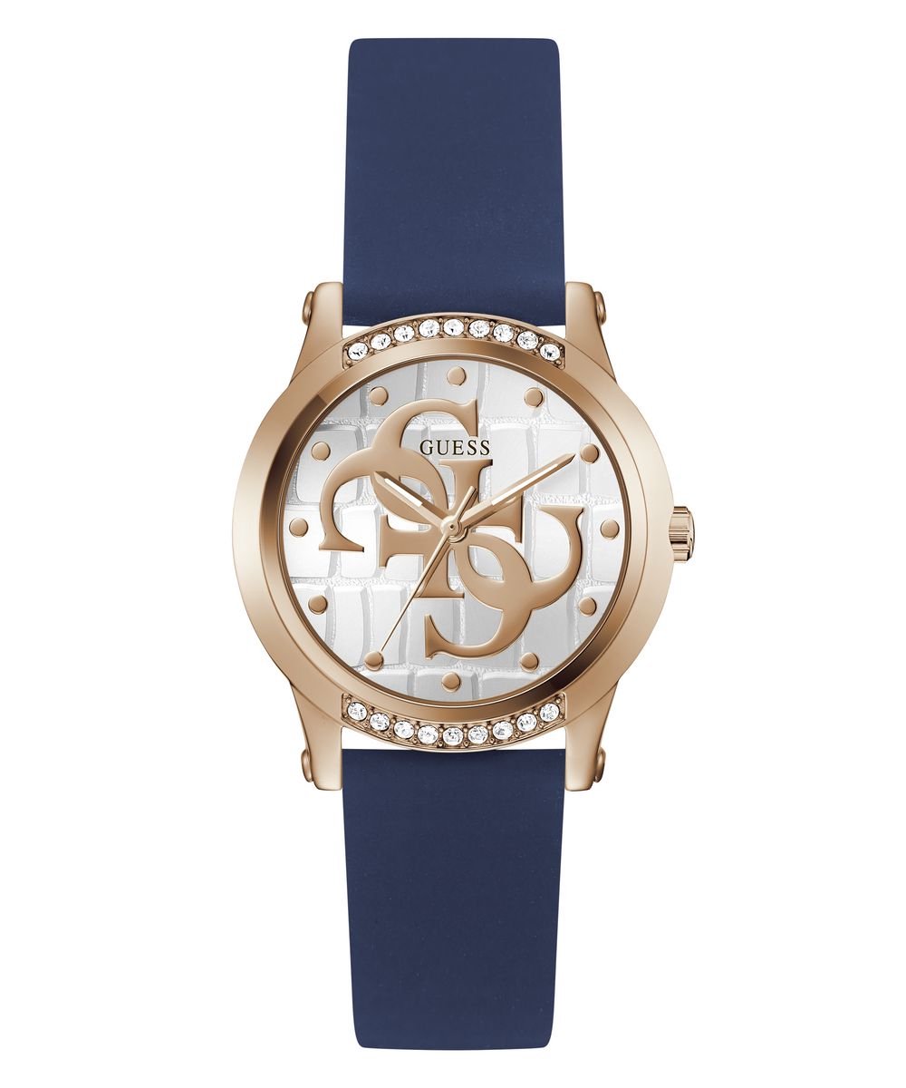 Guess Annette GW0860L2 Horloge - Siliconen - Blauw - Ø 36 mm