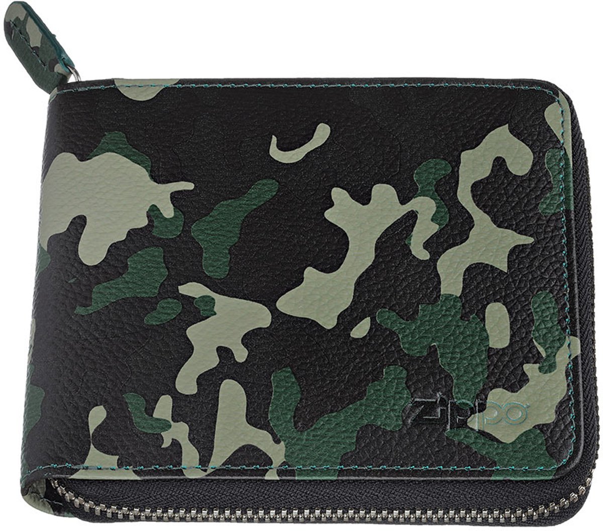 ZIPPO Kleine tasjes Portemonnee met rits, camouflage/groen