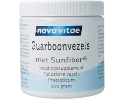 Nova Vitae - Guarboonvezels - Non-GMO - met Sunfiber - oplosbare vezels - bioticum - 200 - gram