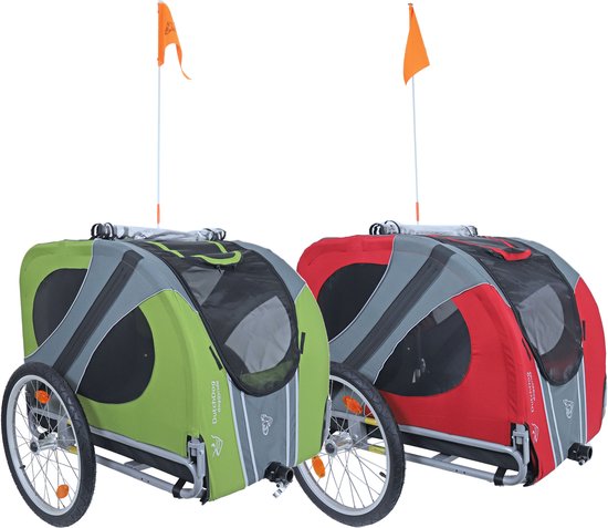 Doggy Ride Fietskar Original - Zonder stang - Groen/grijs van Doggy Ride — afbeelding 5