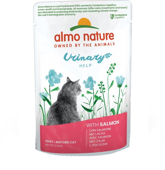 Almo Nature - Holistic Urinary Help - Zalm - 30 x 70 g