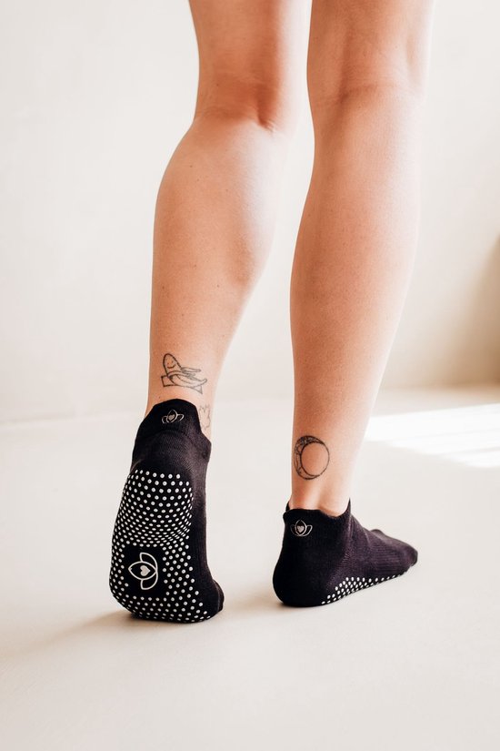 Antislip sokken zwart - Lotus van Merkloos — afbeelding 2