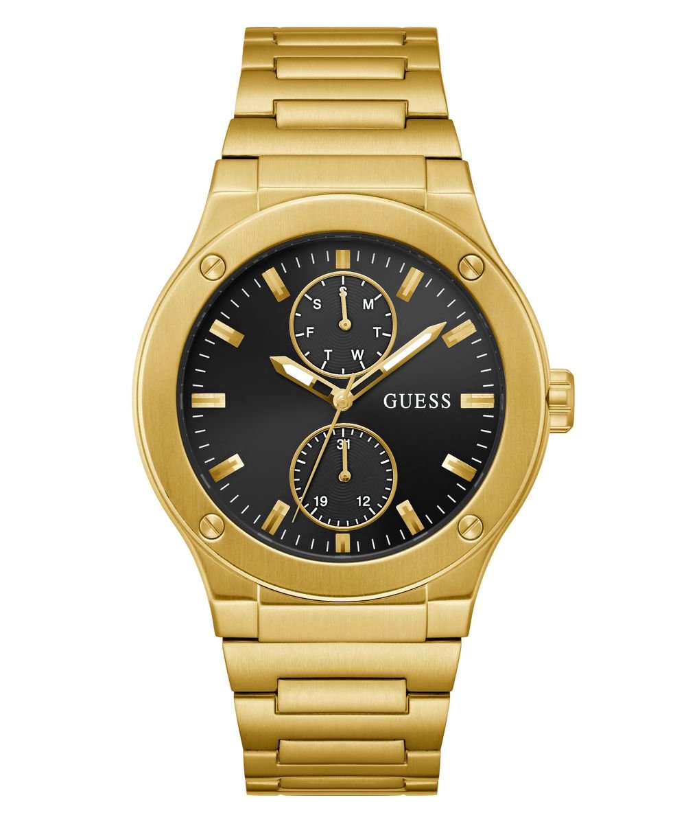 Guess Jet GW0795G4 Horloge - Staal - Goudkleurig - Ø 45 mm