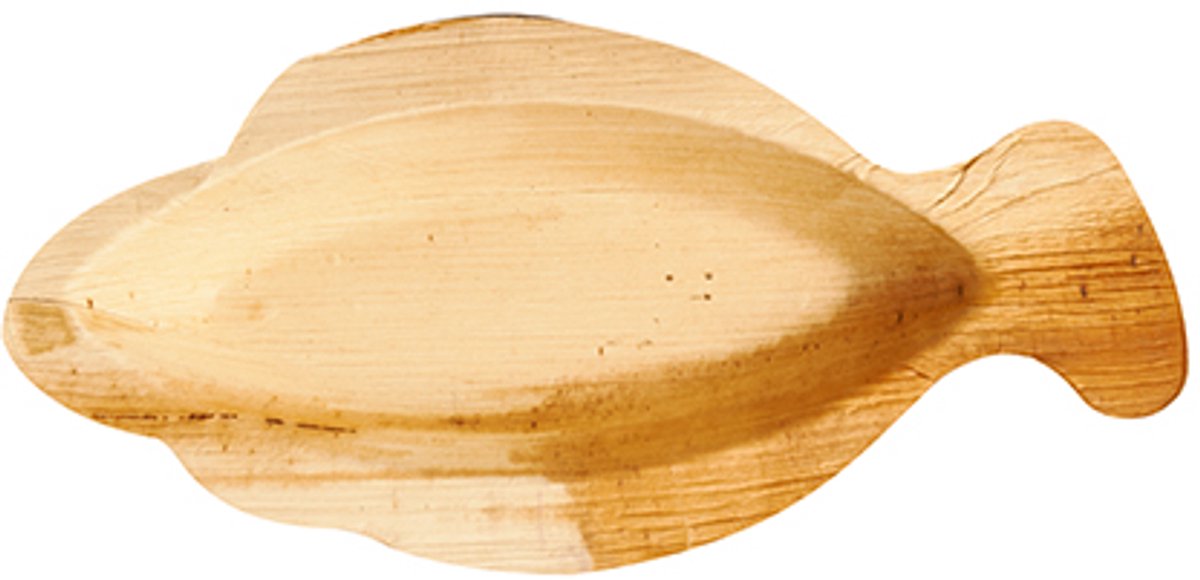 25 Borden, palmblad pure 24 cm x 11 cm x 2,5 cm Vis
