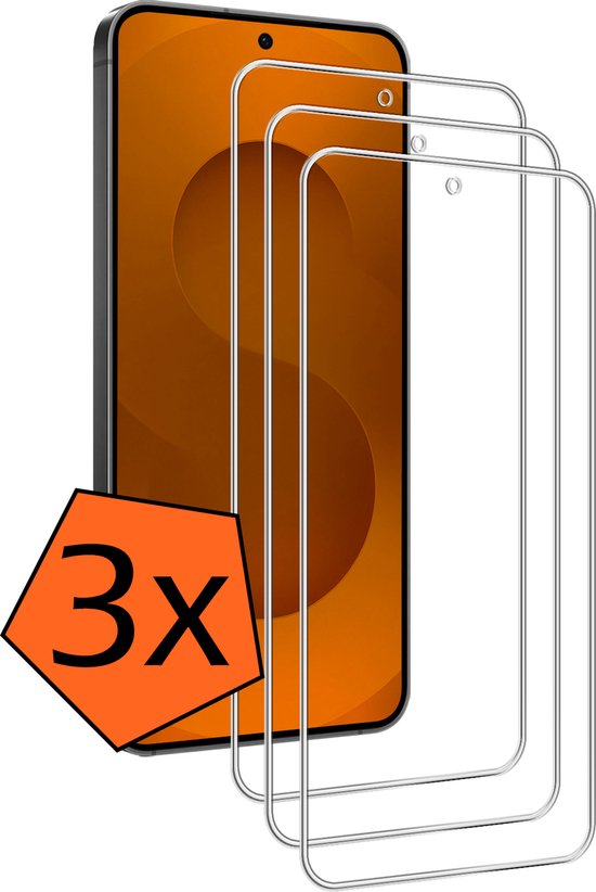 Protecteur d'écran - Convient pour Samsung S25 FE Protecteur d'écran Glas de protection Tempered Glass - Protecteur d'écran Convient pour Samsung Galaxy S25 FE Protecteur d'écran - PACK DE 3