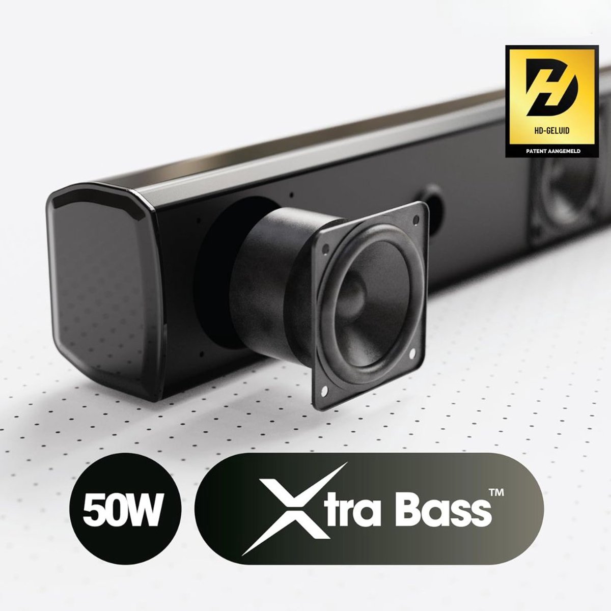 SNJY® Soundbar - TV Speaker - Home Cinema - 230 V - Zwart - afbeelding 2