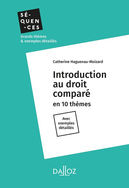 Séquences - Introduction au droit comparé - Séquence 5. L ... - cover