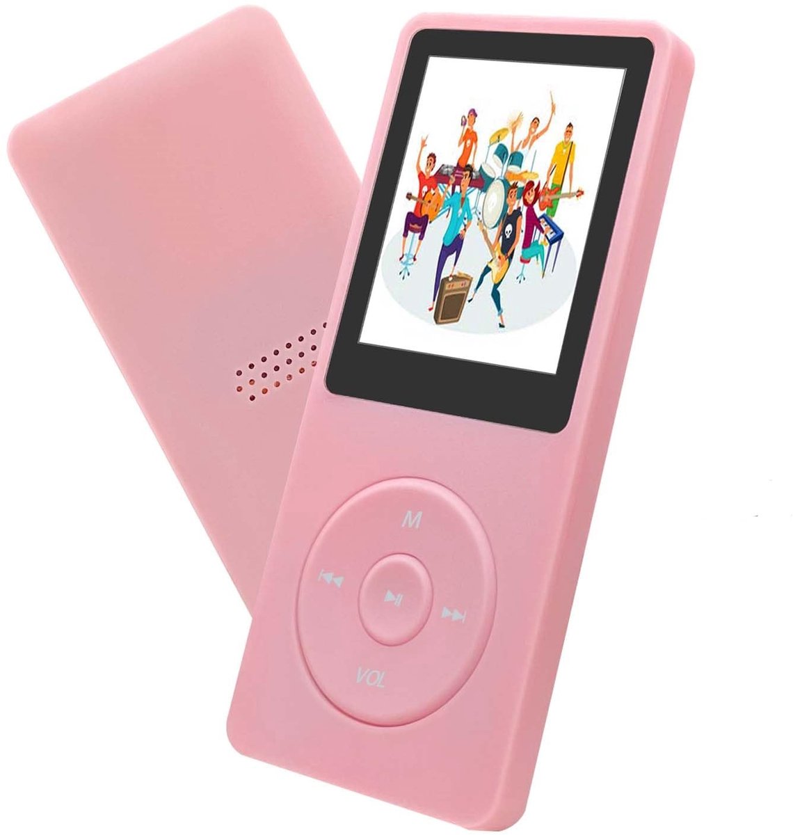 Ynkkvre -32GB Draagbare MP3 Speler – Ondersteunt tot 128GB SD, HiFi Lossless Geluid, Muziek/Video/Stemopname/FM Radio/E-Book/Fotoweergave