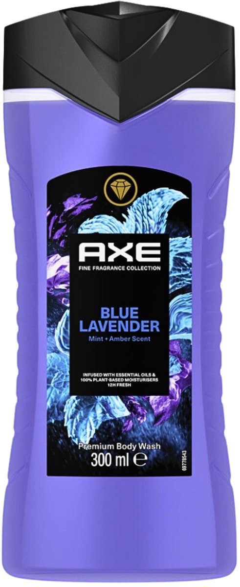 AXE - Douchegel - Blue Lavender - Kalmerend - Premium Geur - 300 ml - 1 stuk