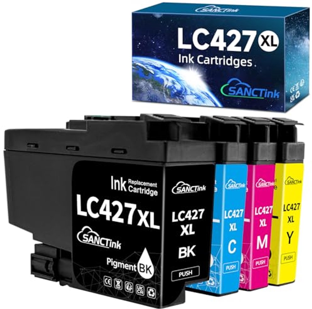 Compatibele LC427 en LC427XL inktpatronen voor diverse printers