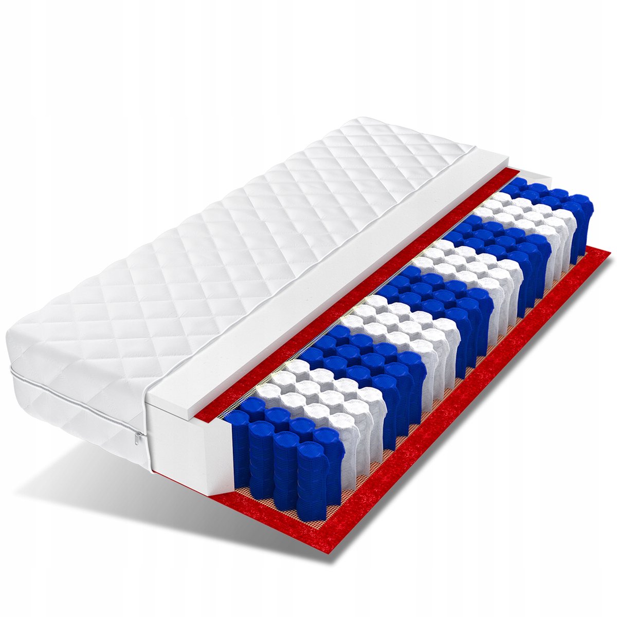 DINO Pocketvering Matras 70x160 cm - 12 cm dik, H3