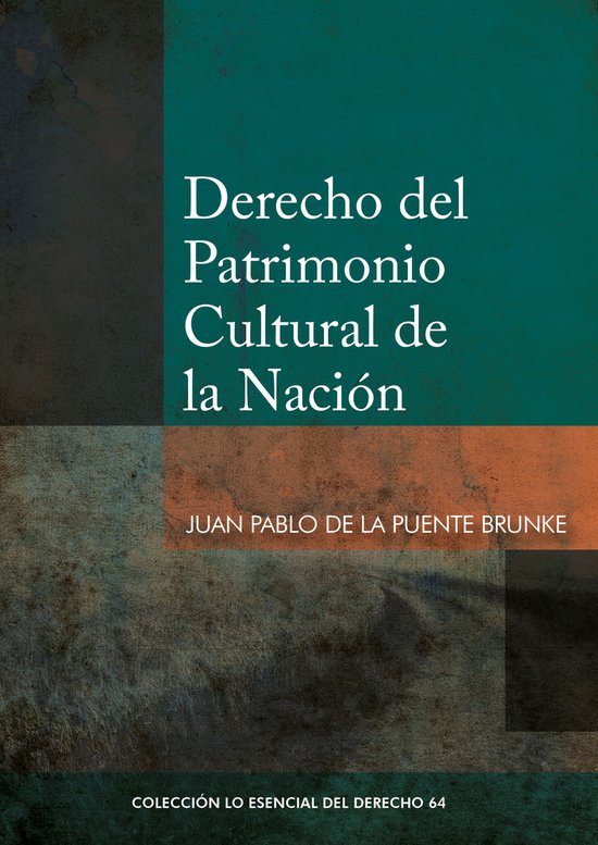 Derecho del patrimonio cultural de la nación - cover