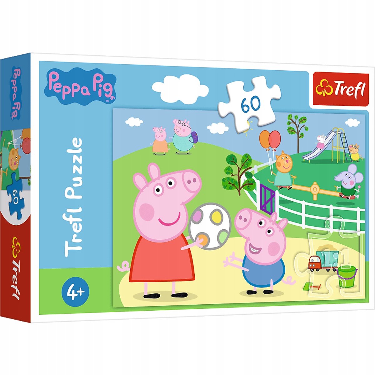 Trefl Peppa Pig Puzzel 60 Stukken - Vriendschap Plezier