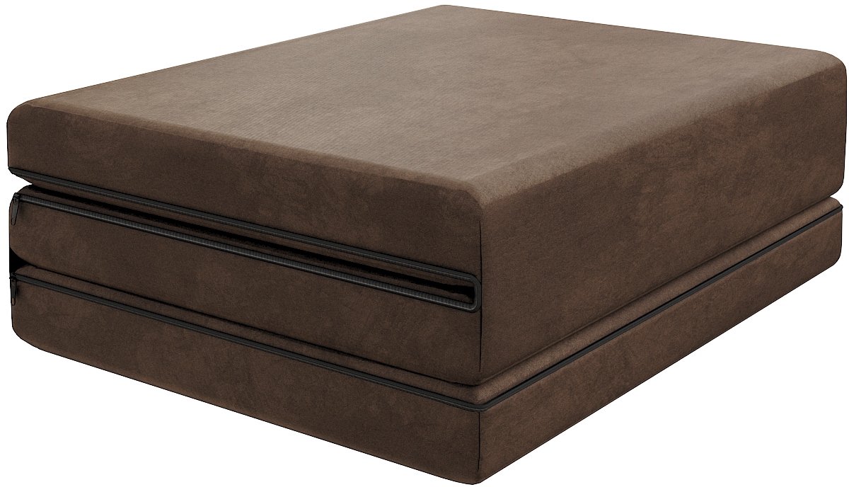 FDM MINI CASO vouwmatras 200x80x9cm, bruin