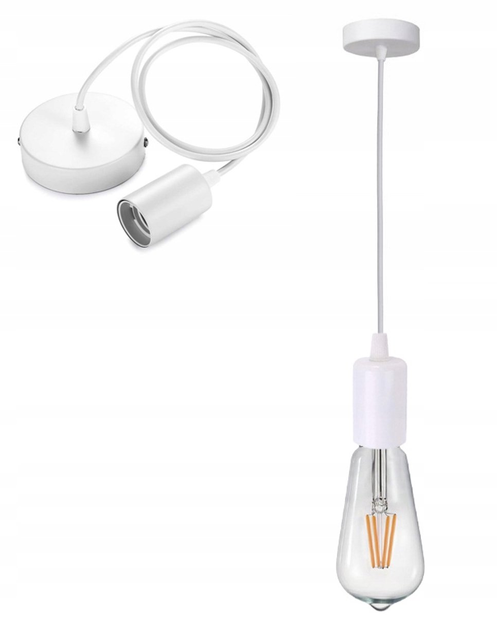 Hanglamp Zwis Edison Loft 1x E27 - Stijlvol en Modern