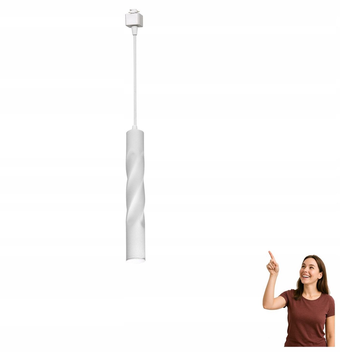 Milagro TRACK ML6509 LED Hanglamp 3W Wit 4000K