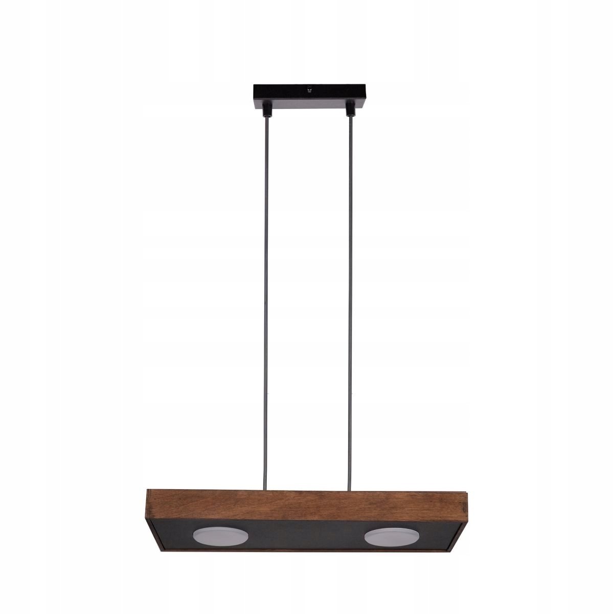 DALIA 2 Hanglamp - Rechthoekig, Zwart/Bruin, 41004 Sigma