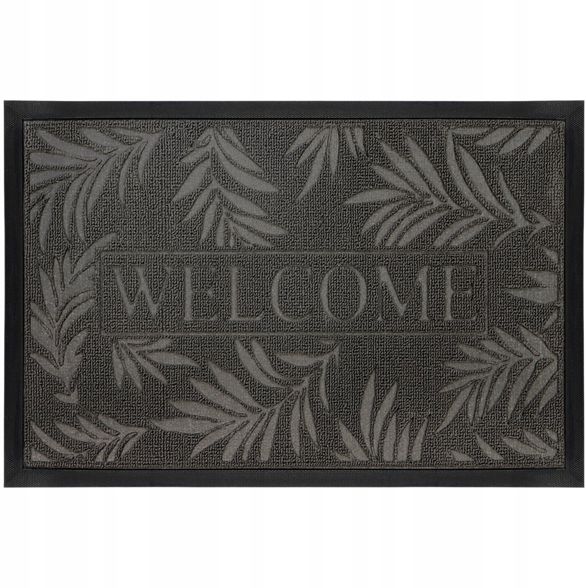 Merkloos Deurmat Buiten 40x60 cm Antraciet 3D Rubber Instapmat