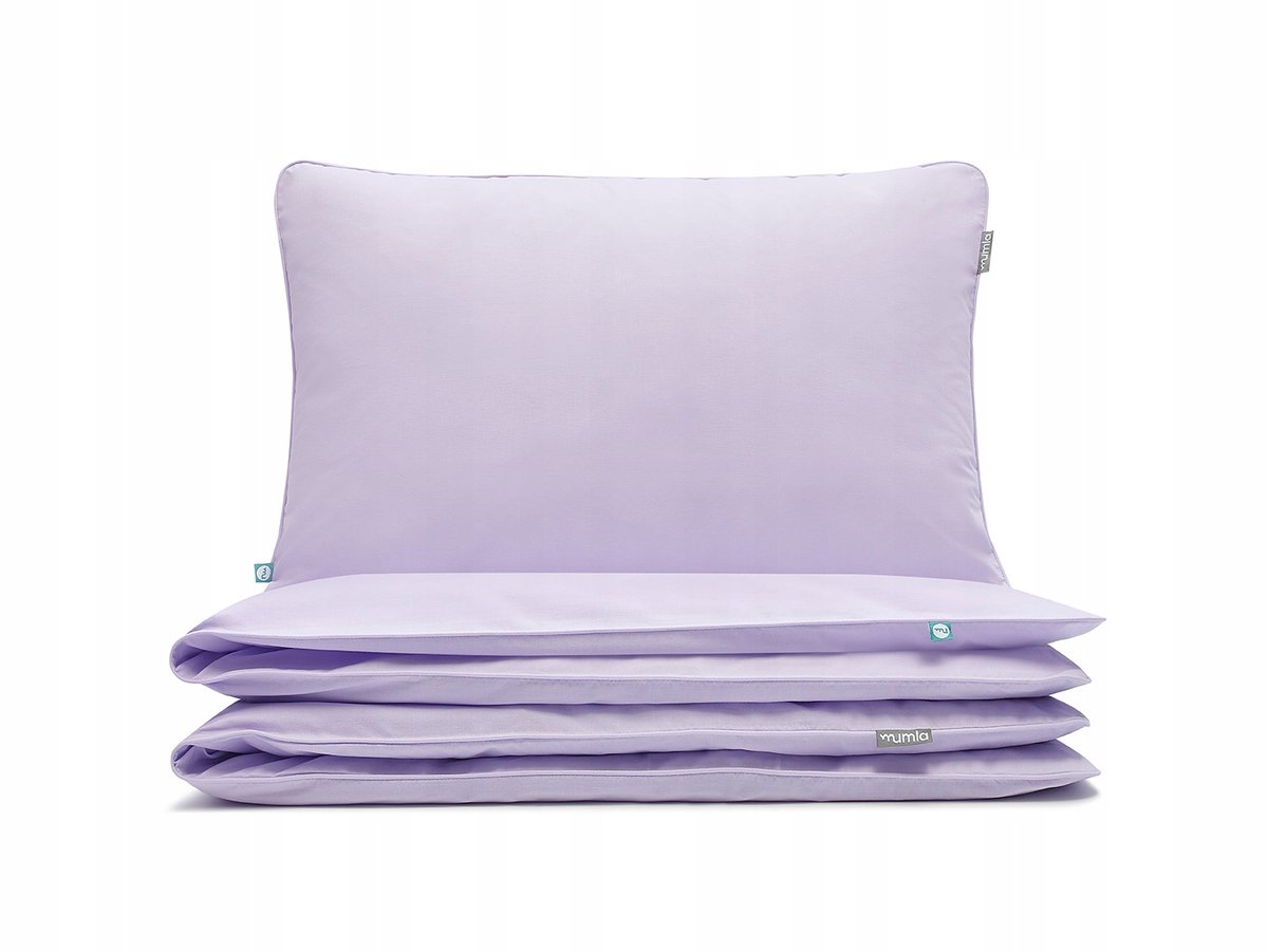 Basis Lavendel Kinderbeddengoed Set 90x120cm + 60x40cm Katoen