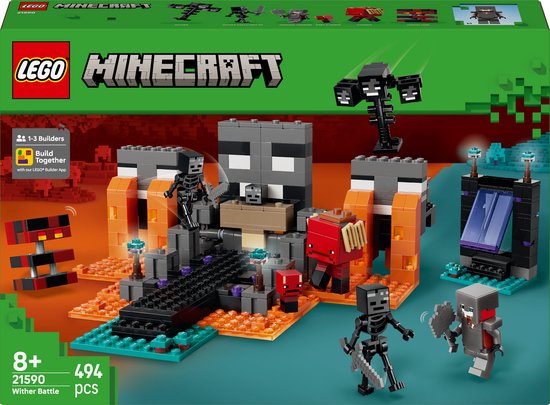 LEGO Minecraft Le Combat contre le Wither - Jouets vidéo pour Enfants - 21590