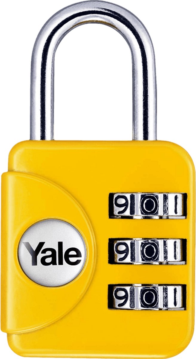 Yale- Bagageslot met Cijferslot - YP1 - Geel