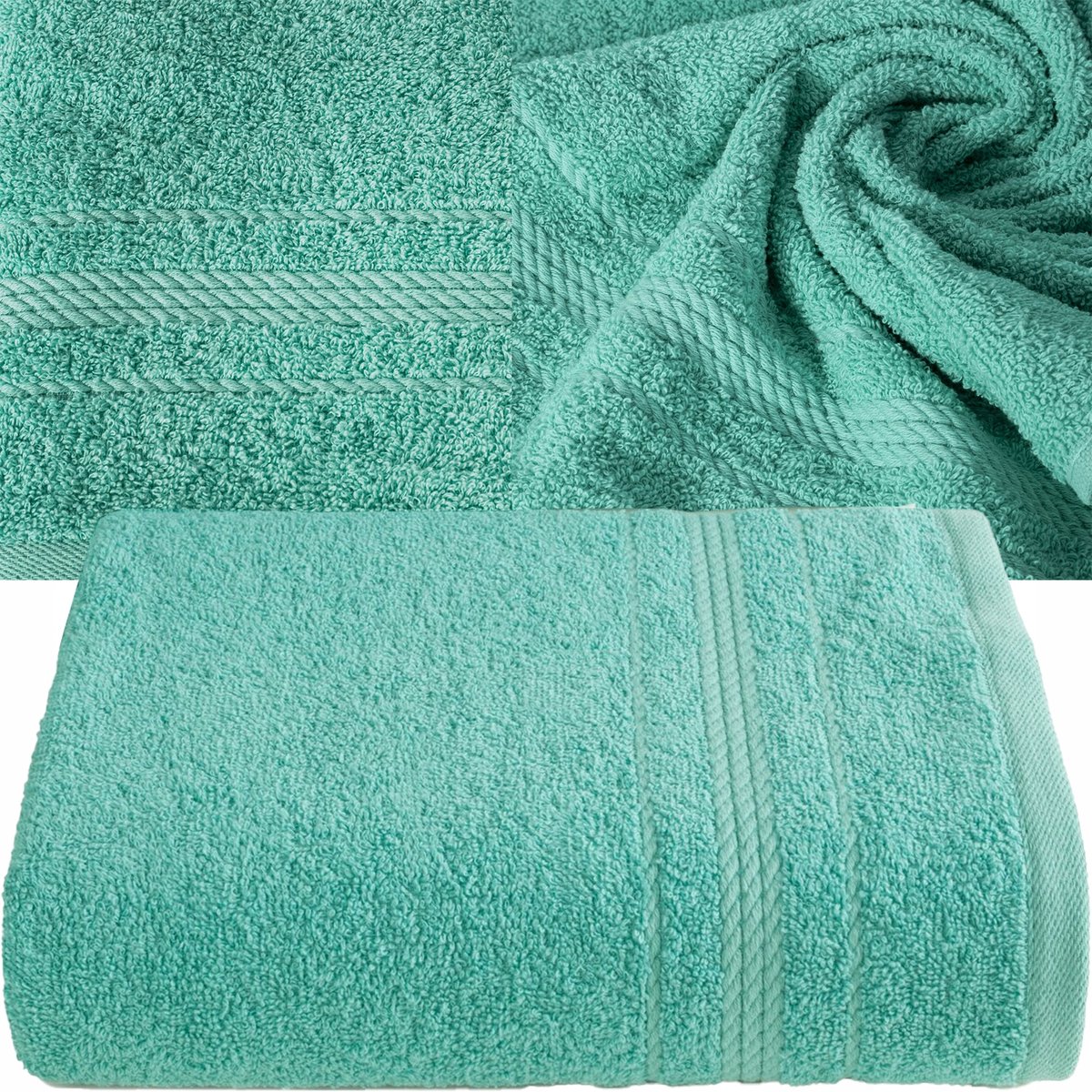 Zachte Mint Groene Badhanddoek 70x140cm - 450 GSM