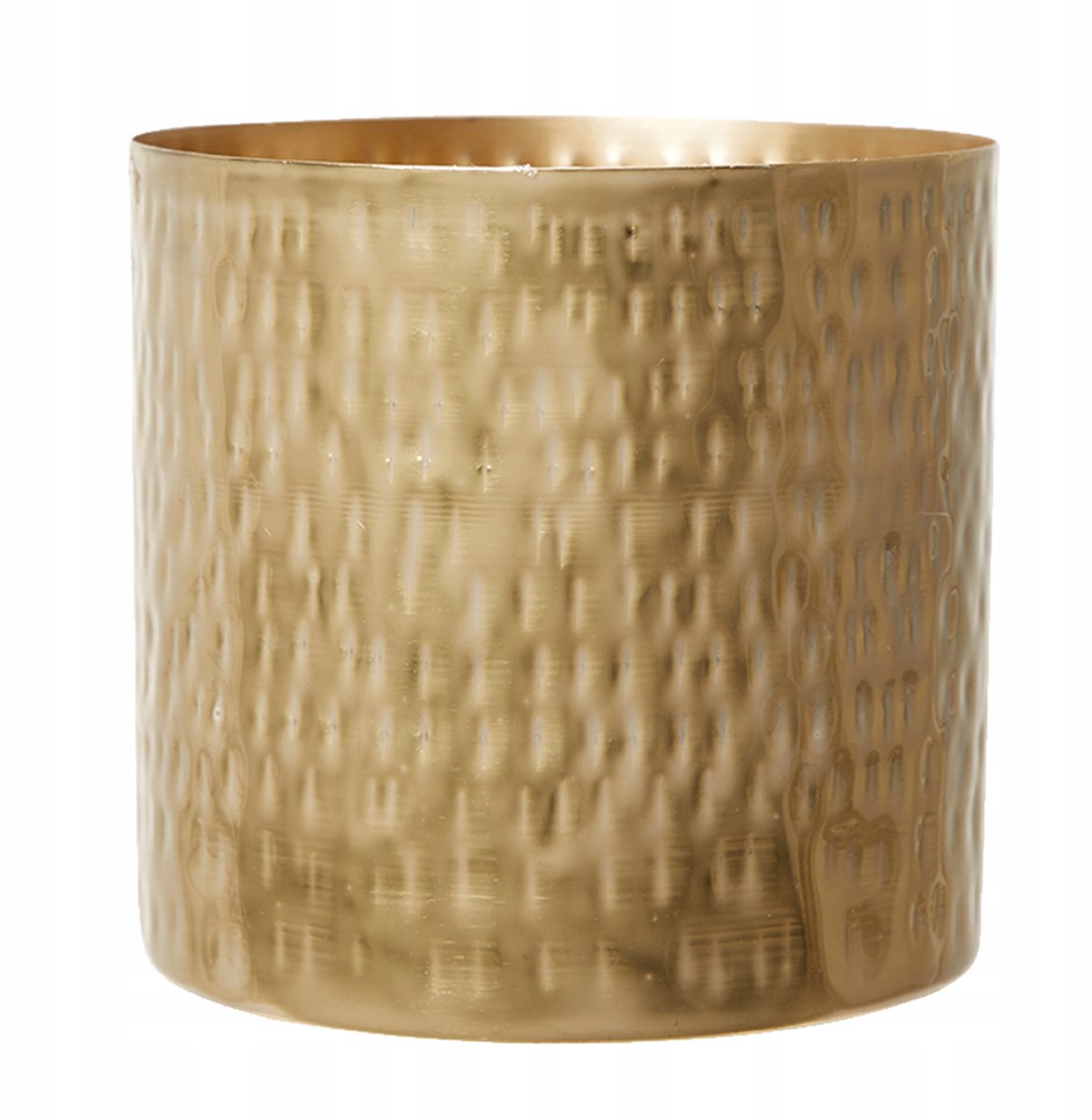 Gouden Metalen Pot 15x15 cm - Boho / Indiase Decoratie
