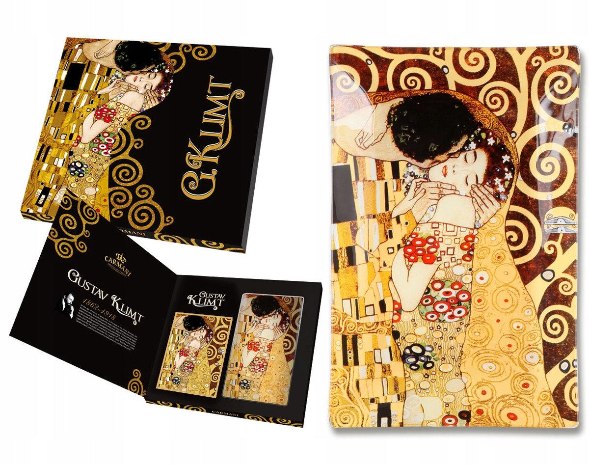 Decoratieve Schaal 15x23cm - Gustav Klimt "De Where"