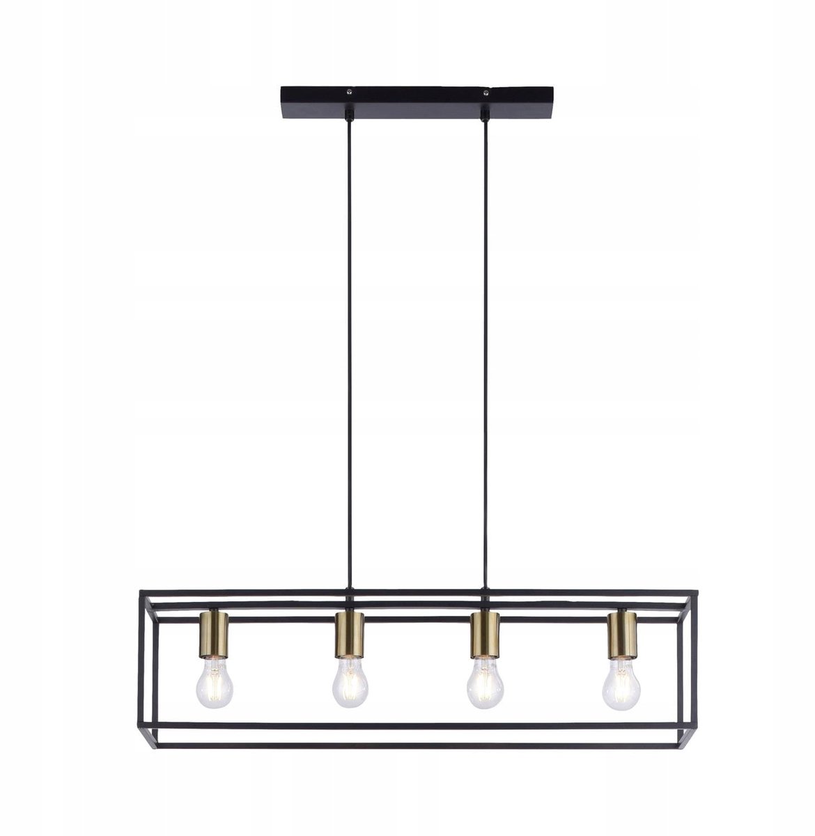 FABIO plafondlamp Mosiądz Mat - 4 lichtpunten E27