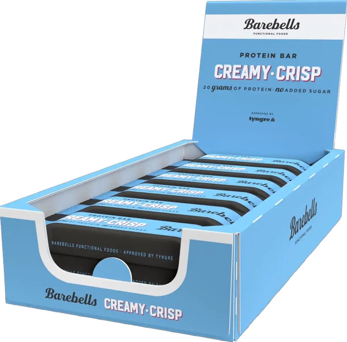 Barebells reep Original Creamy Crisp | 55 g | pak van 12 stuks