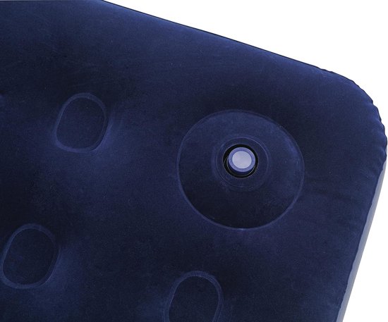 Luchtbed met Geïntegreerde Voetpomp - 185 x 76 x 28 cm - Blauw van Merkloos — afbeelding 3