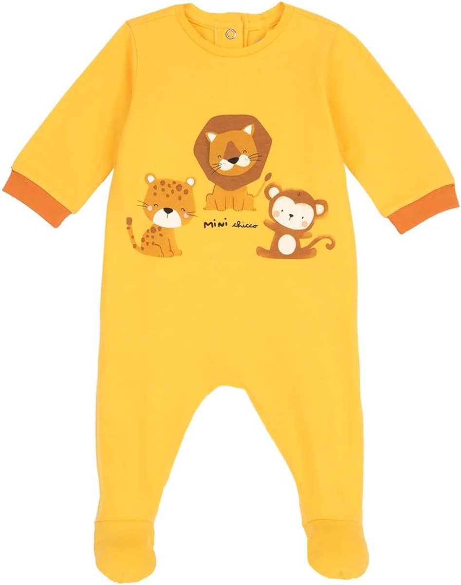 Uniseks Baby Pyjama van Katoen met Voetjes - 1-Pack