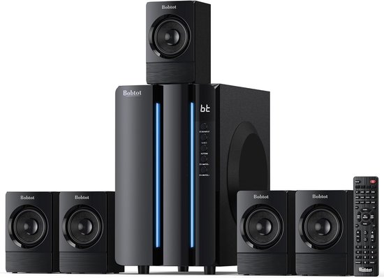 Home cinema-systeem met 800 Watt subwoofer en Surround Sound voor ultieme audio-ervaring