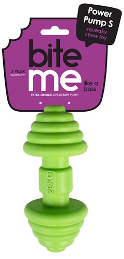 Jouet à mâcher Ebi Power Pump Vert S - 16 x 7 x 7 cm