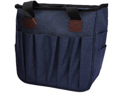 Opbergtas - Haakspullen - Draagbaar Met Compartimenten - 1 - Voor Handwerktas Gebruik - Grijs