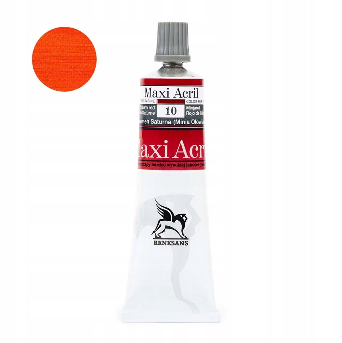 Maxi Acryl Acrylverf 60ml - 10 Saturnus Rood