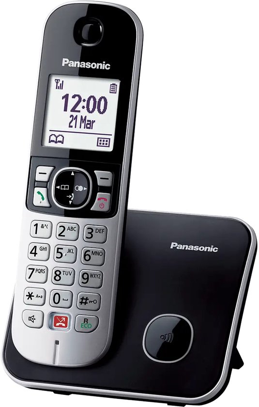 Koop uw Panasonic KX-TGP600 IP telefoon Zwart Dr bij Overhoff Telecom & ICT | 25346 Koop uw Panasonic KX-TGP600 IP telefoon Zwart Dr bij Overhoff Telecom & ICT | 25346