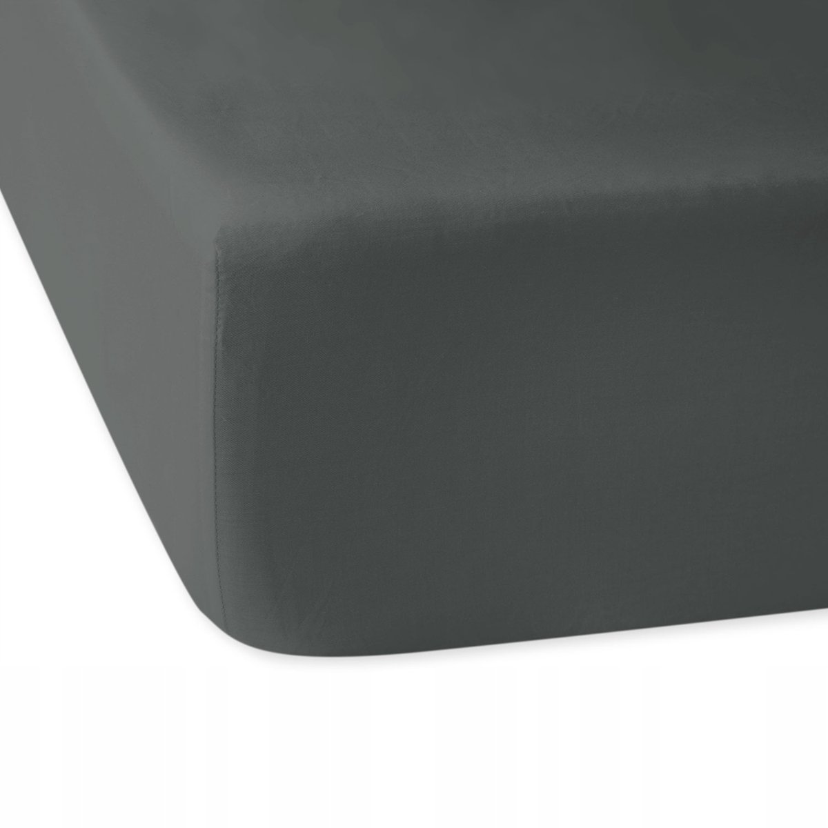 Darymex Satin Laken met Elastiek 140x200cm Lichtgrijs