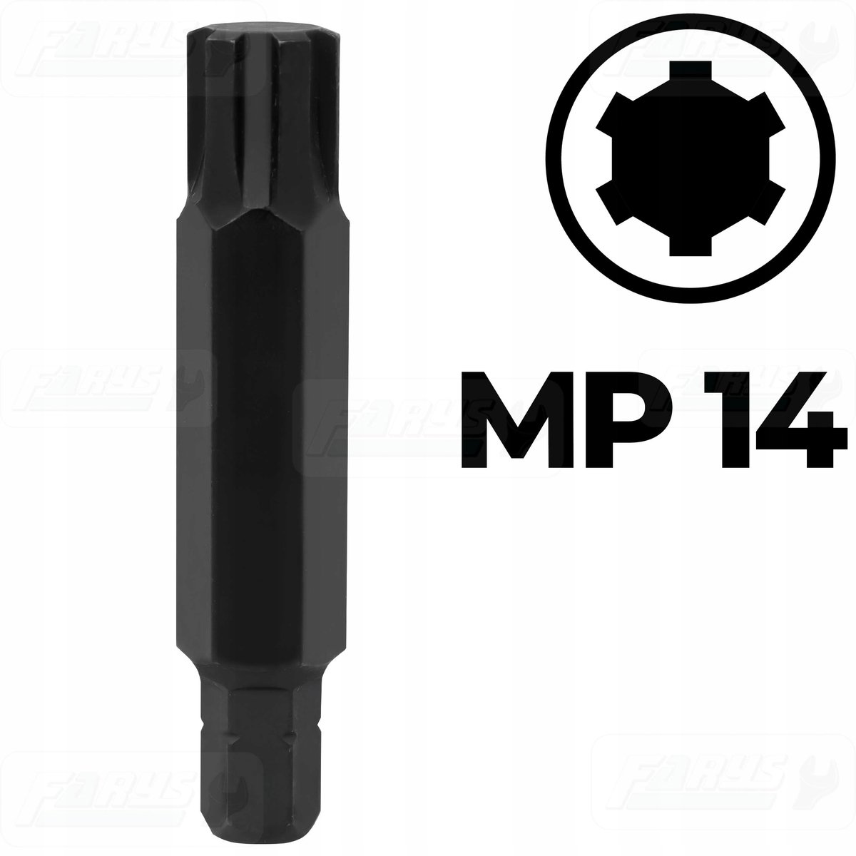 Ribe Bit MP14 75mm - Duurzaam Gereedschap van S2 Staal